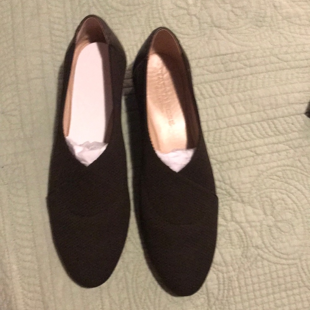 Weatherproof Taryn Rose slip-on Low Wedge